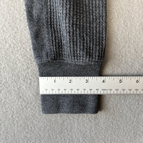 Rag & Bone Shirt Men’s M Gray Waffle Cotton Henley Heavy Gauge Thermal Preppy - Picture 9 of 16